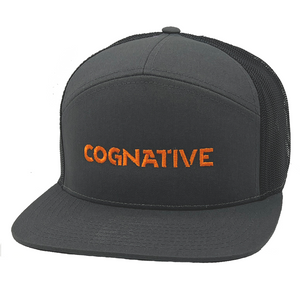 Cognative Logo - 7 Panel Trucker Hat (Camo)