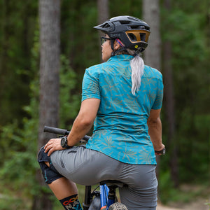 Women's Catalyst Mountain Bike Button-Down Shirt | Rhodo Teal