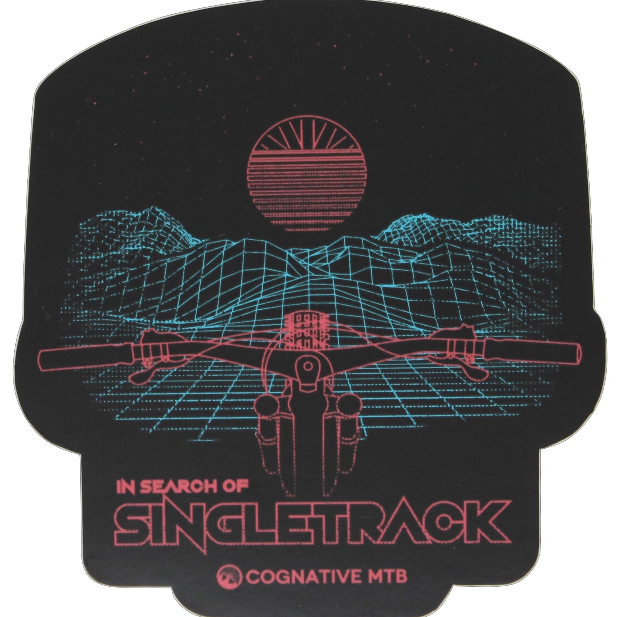 IN SEARCH OF SINGLETRACK GRID STICKER (2 COLOR OPTIONS)