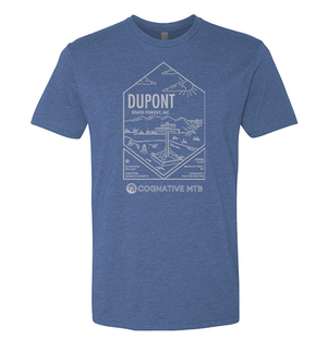 DuPont State Forest - Men's Shirt (Heather Cool Blue)