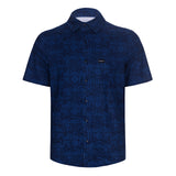 Men's Short Sleeve Catalyst Mountain Bike Button-Down Shirt