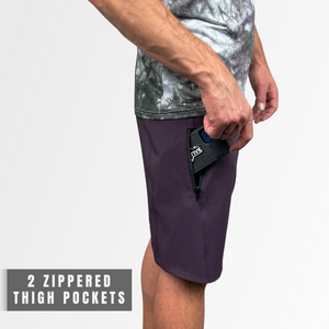 Men's Guide Trail MTB Shorts | Deep Purple