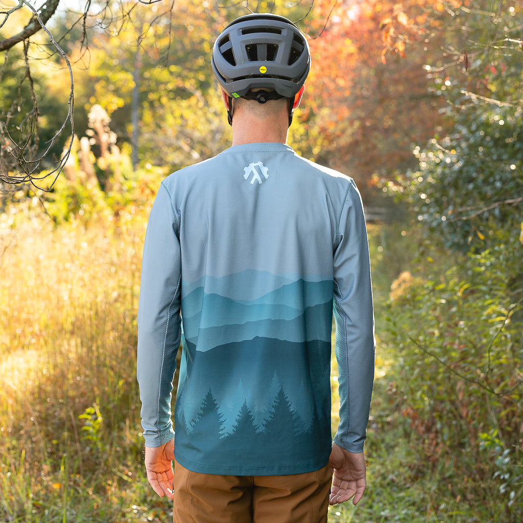 Men's FlowTek Long Sleeve Breathable MTB Jersey