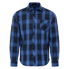 Men's Technical Mountain Bike Flannel - Royal Blue