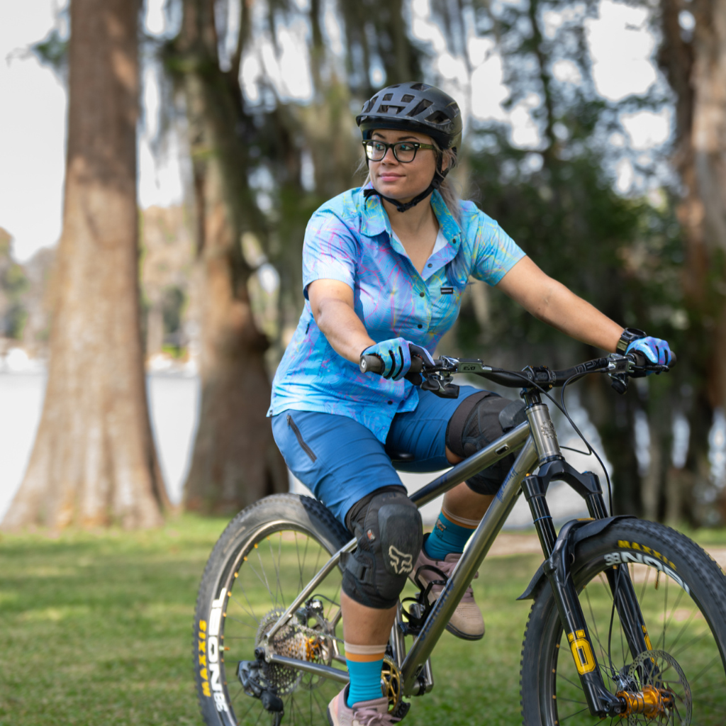 Womens mountain top bike shirts