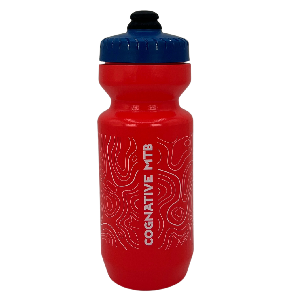 Cognative Topo Map Purist Mountain Bike Water Bottle (7 Options)