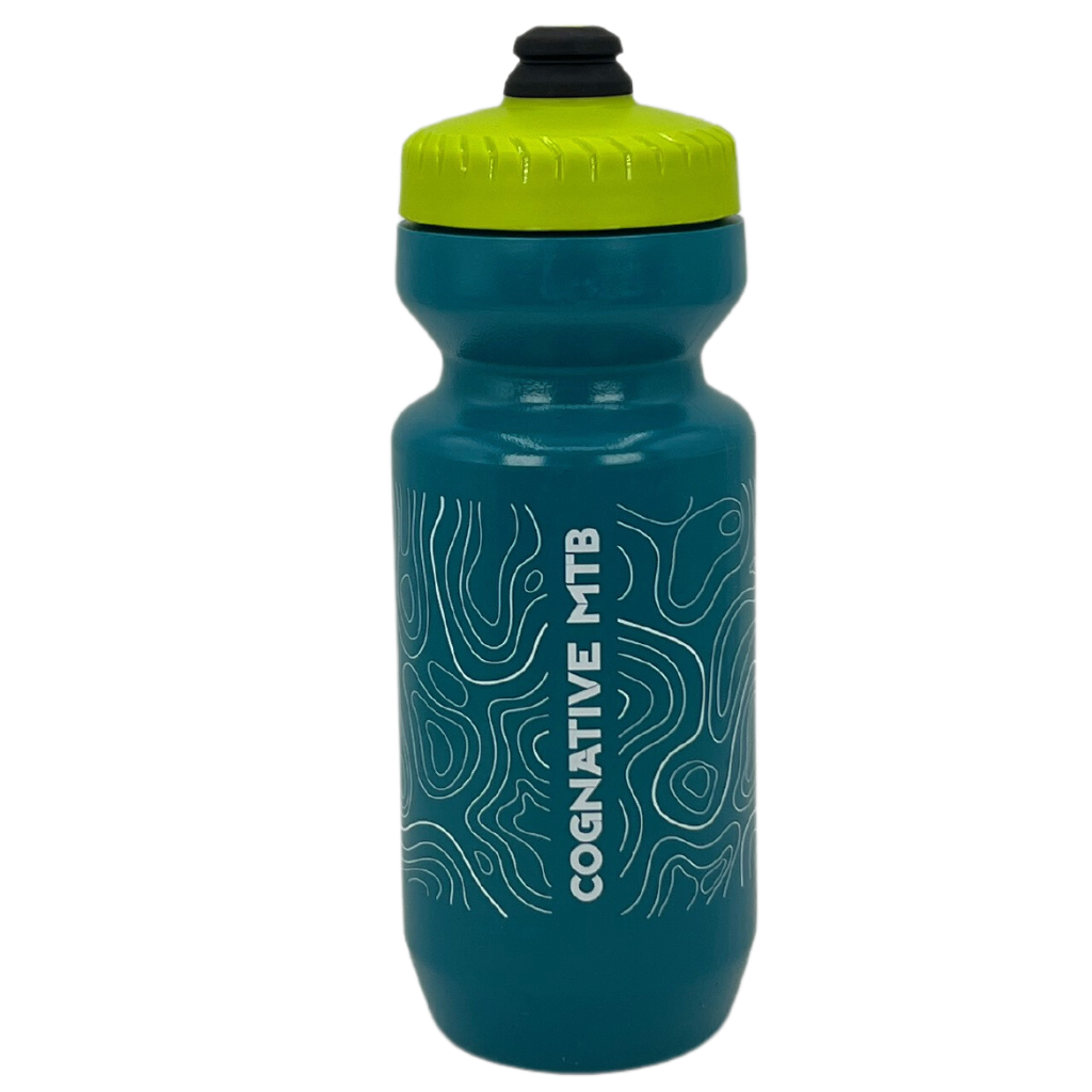 Cognative Topo Map Purist Mountain Bike Water Bottle (7 Options)