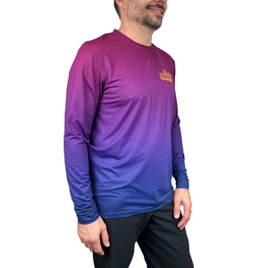 Men's Purple Fade Ion Technical Shirt (Long Sleeve)