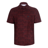 Men's Short Sleeve Catalyst Mountain Bike Button-Down Shirt