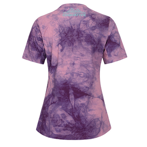 Women's Ion Pro Short Sleeve MTB Jersey (Purple Haze Abstract)