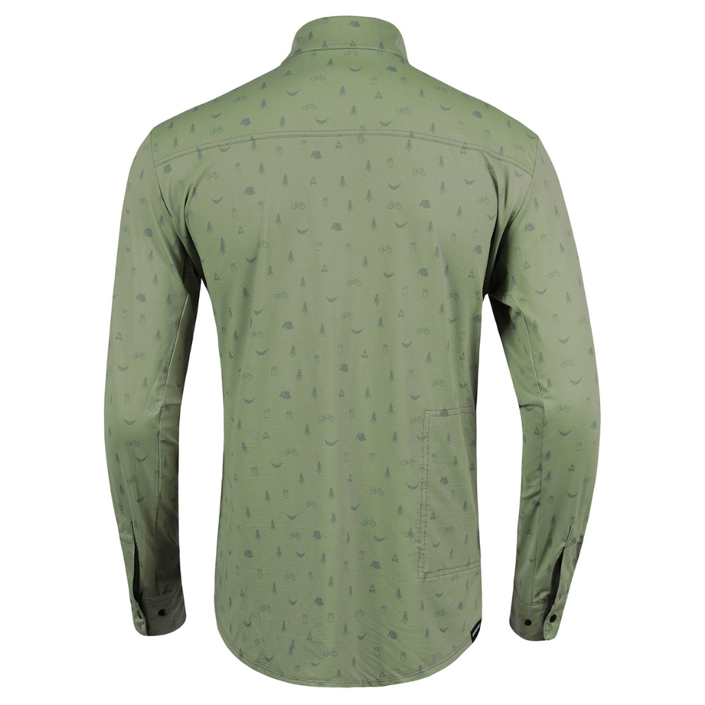 Men's Catalyst Long Sleeve Mountain Bike Button-Down Shirt