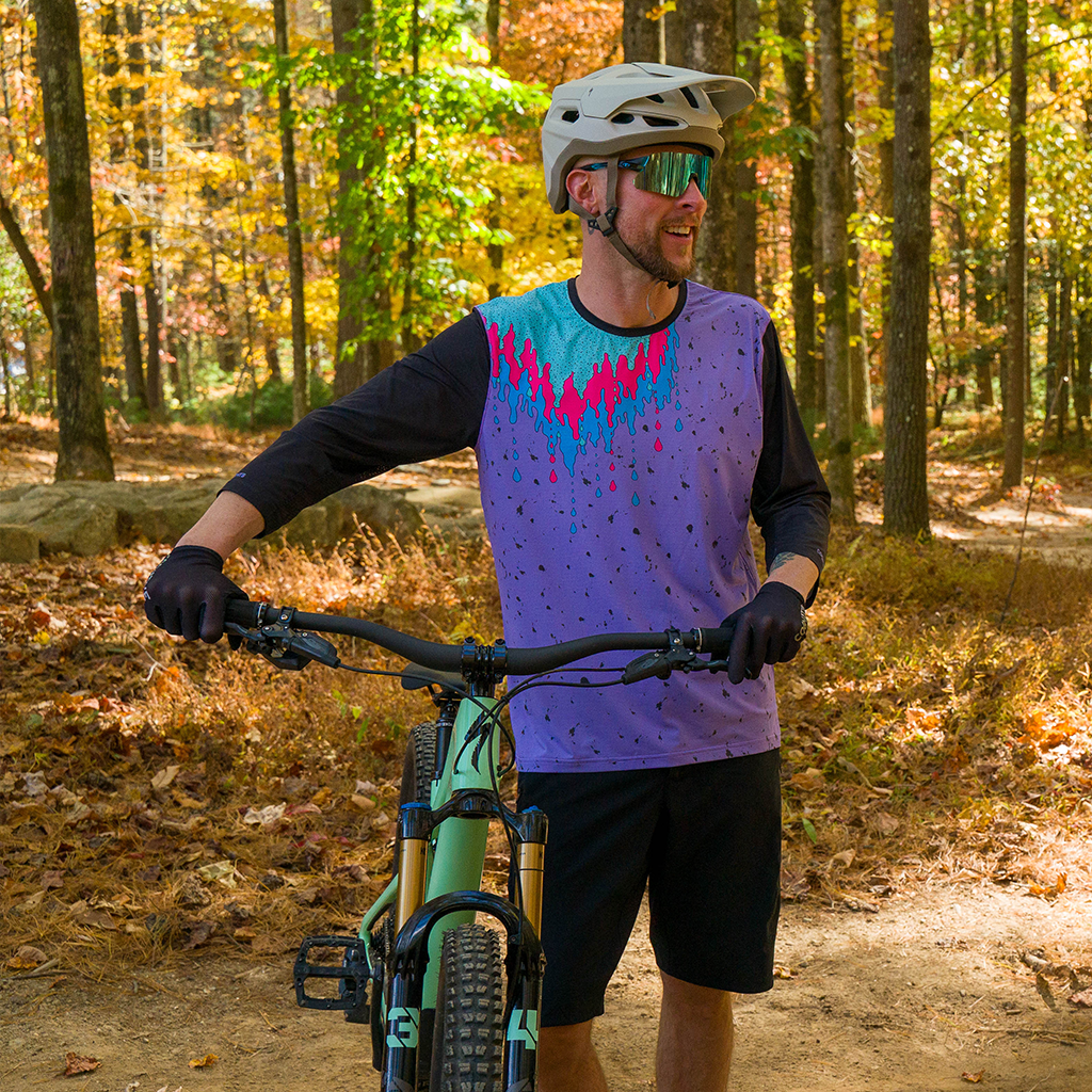 Men s Black Mountain Bike Shorts MTB Shorts for Trail Riding
