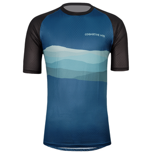 Men's SummitAir Mesh Short Sleeve MTB Jersey (Blue Horizon)
