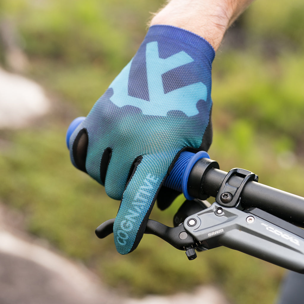 COGNATIVE MTB グローブ M ブラックフローラル Black Floral Mountain Bike Gloves | Durable & Functional