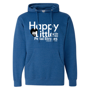 Happy Little Pedal Strokes Hoodie (Heather Blue)