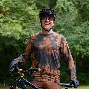 Men's Ion Pro MTB Long Sleeve Jersey (Copper Tie Dye)