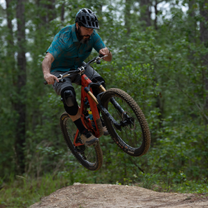 Men's Catalyst Mountain Bike Button-Down Shirt | Rhodo Teal