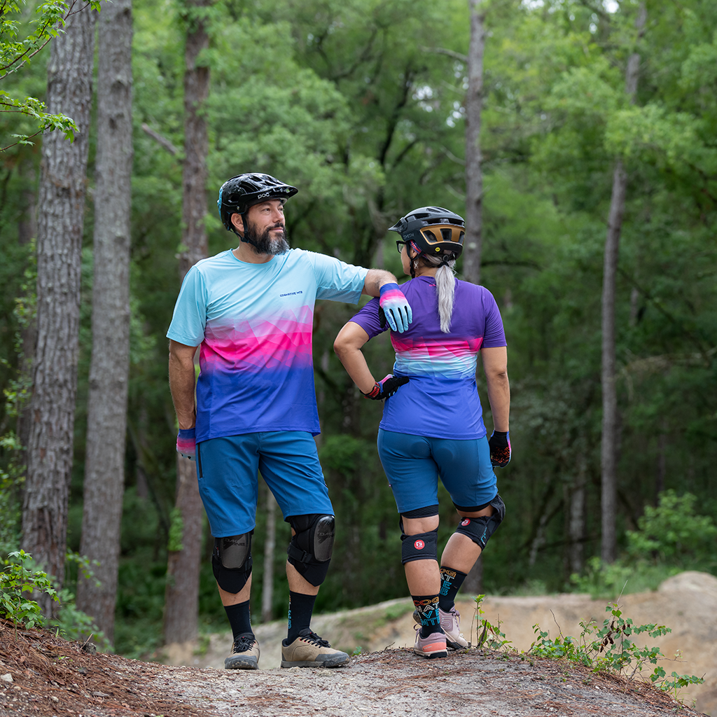 Mtb jersey top and shorts