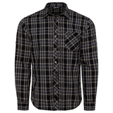 Men's Technical Mountain Bike Flannel - Spruce Blue