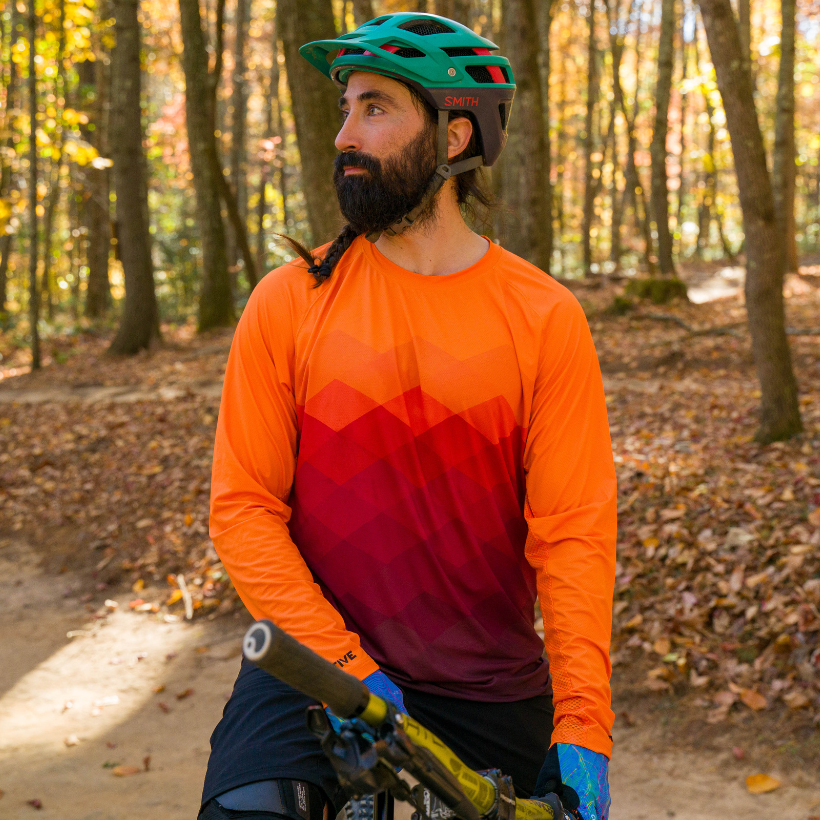 Mens mountain top bike apparel