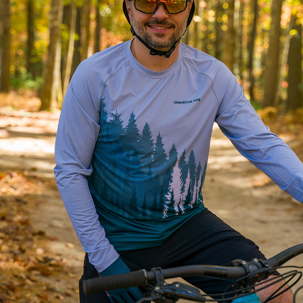Men s Trees Ion Pro MTB Jersey Long Sleeve