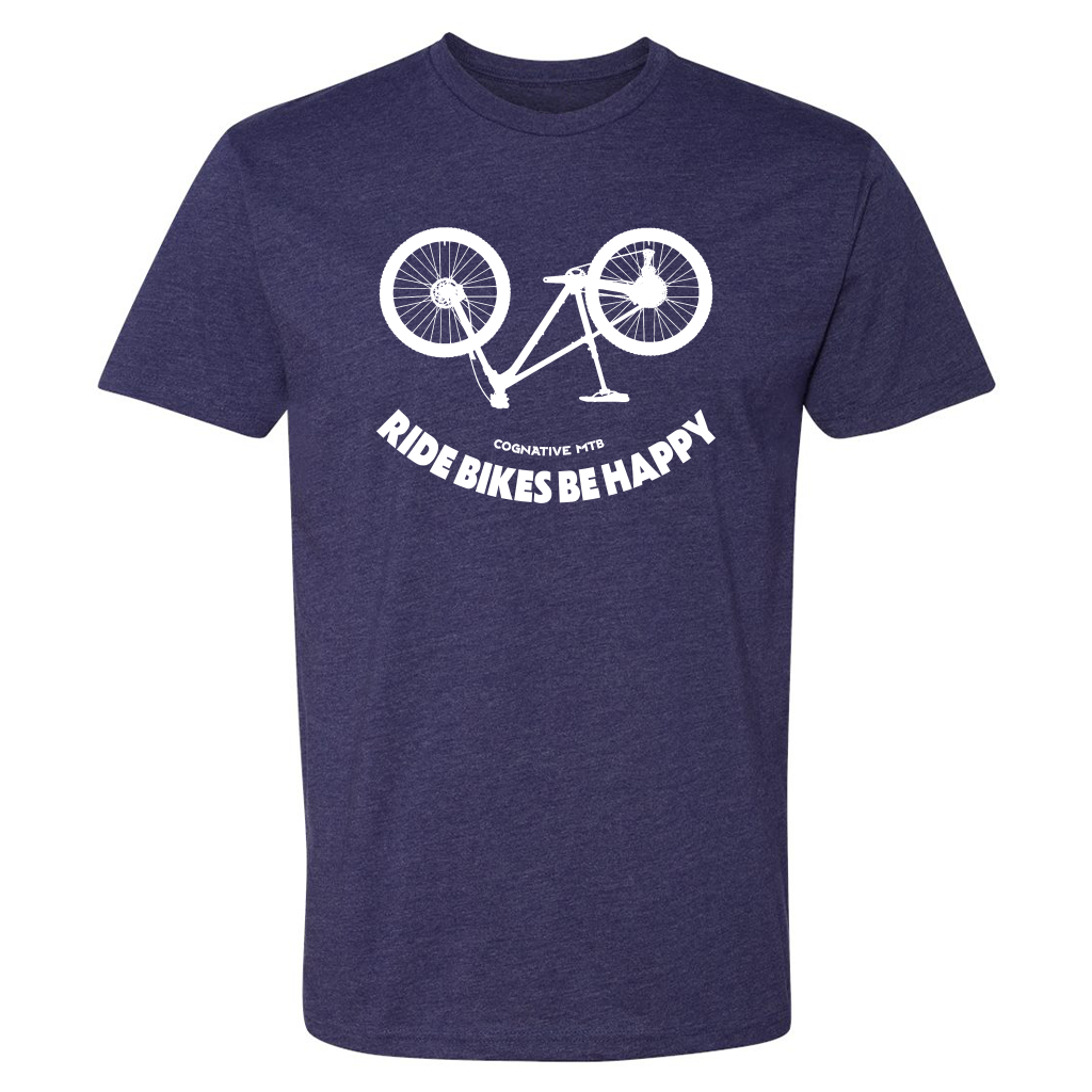 bike t shirt mountainbike Ride Bikes Be Happy MTB T-Shirt and durability Color:Re-Color Black Randonnée / Alpinisme Fischer Bügelschloss mit hoher