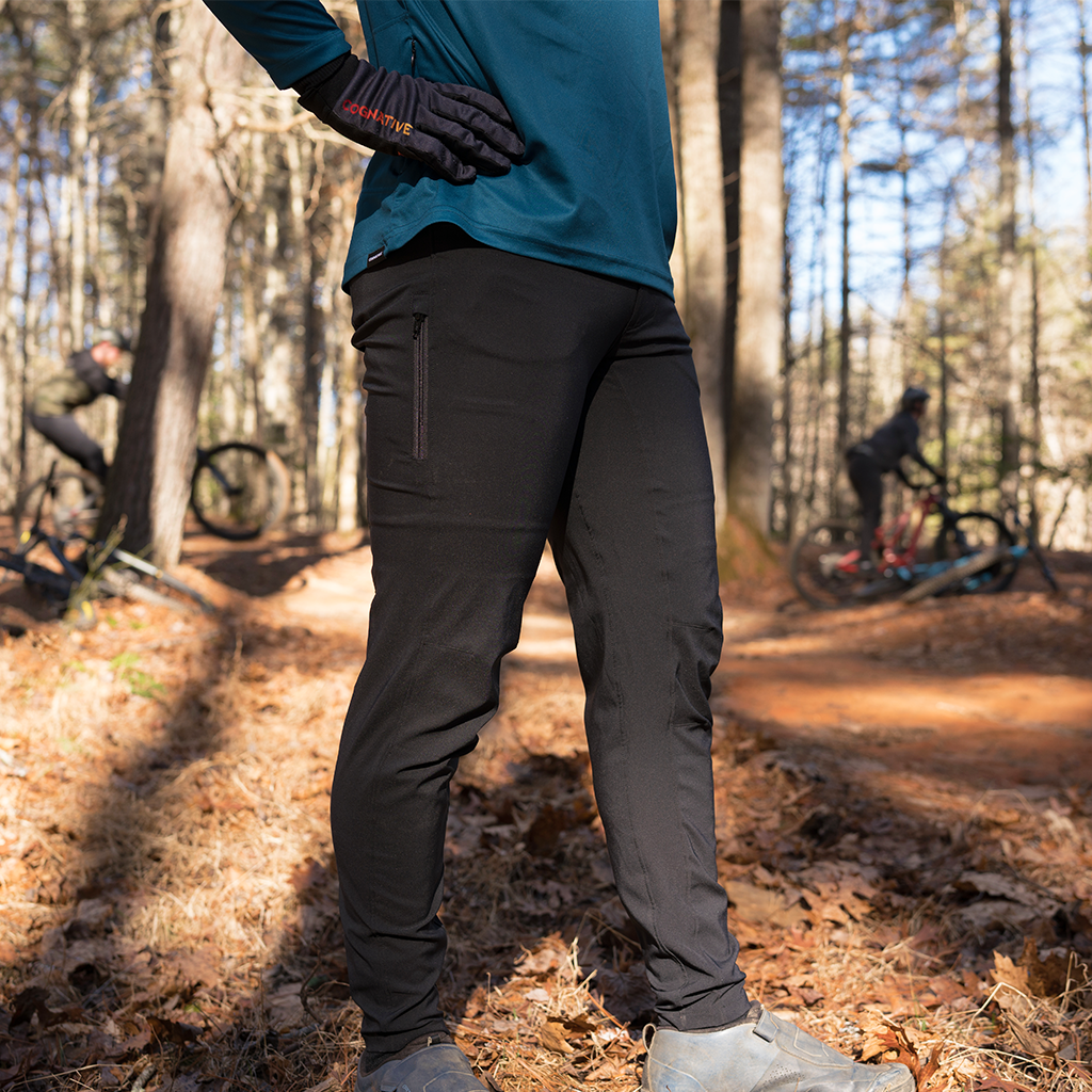 Black Mountain Bike Pants for Men, Trail-Ready