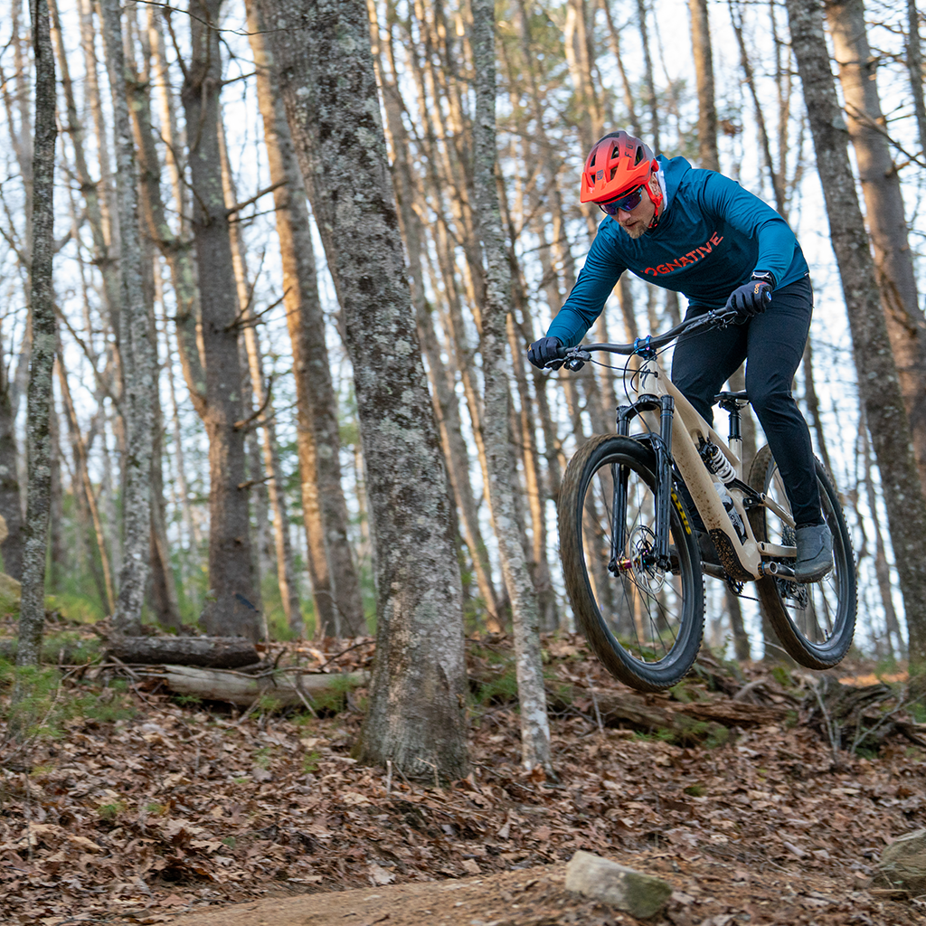 Moss Green Mountain Bike Pants for Men, Trail-Ready