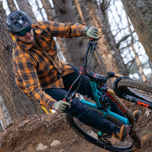 Moss Green Mountain Bike Pants for Men, Trail-Ready