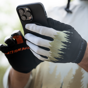 Durable & functional Fit Unisex Performance Mountain Bike Glove (Drab) from Cognative. Second-skin fit, touchscreen-compatible, reinforced durability, and enhanced grip. Ultra-soft thumb swiping & pre-curved fingers for ergonomic comfort. Effortless on/off with stretch panel cuff.