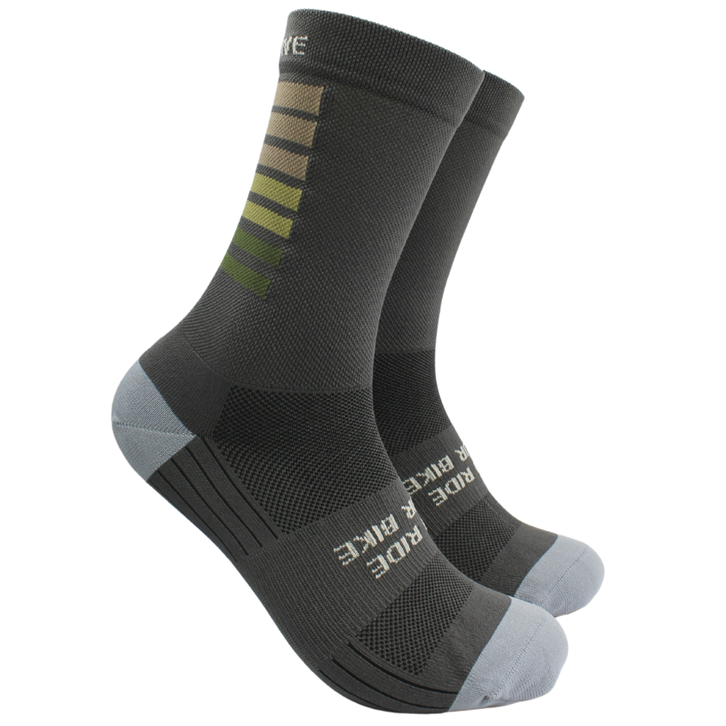 Overlook Bike Socks Earth Stripes Cycling Socks Buy Online Now Cognative MTB