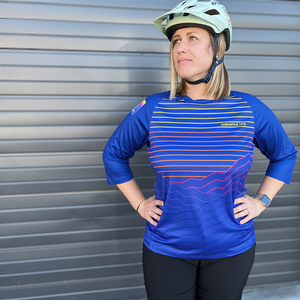 Women's 3/4 Sleeve Tech 2.0 MTB Jersey (Go Ride Your Bike)