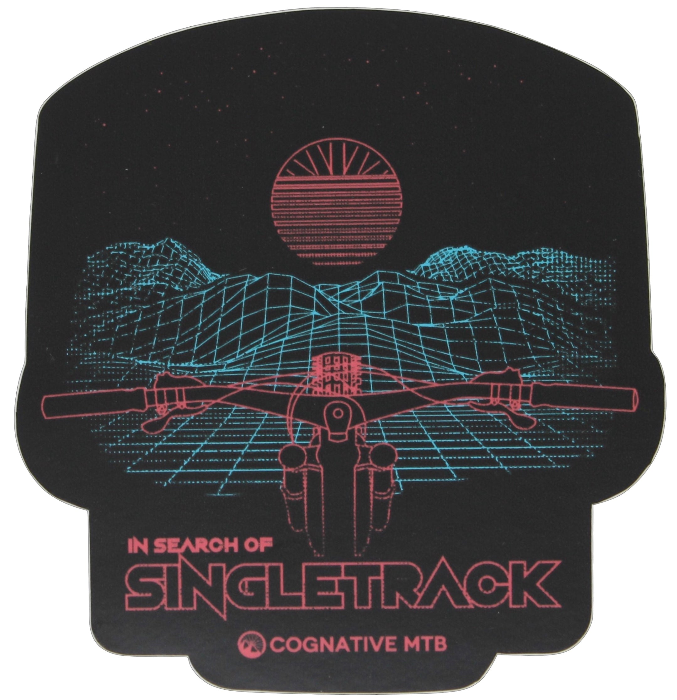 IN SEARCH OF SINGLETRACK GRID STICKER (2 COLOR OPTIONS)