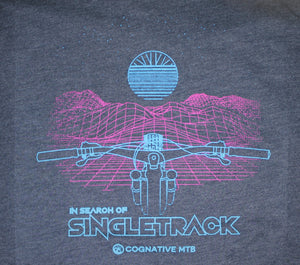 In Search of Singletrack "Grid" Men's MTB Shirt (Midnight Navy)