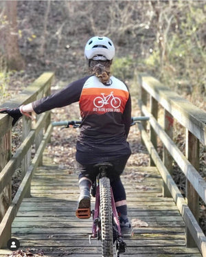 Women's Go Ride Your Bike (Horizon) - 3/4 Sleeve MTB Tech 2.0 Jersey