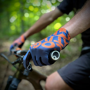 Grey Summer Mountain Bike Gloves