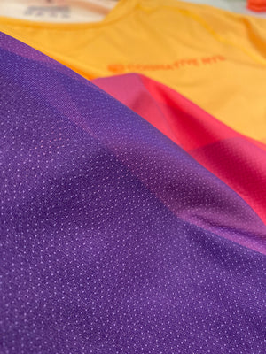 Men's Tech Air Jersey - Fracture Yellow/Purple - Short Sleeve