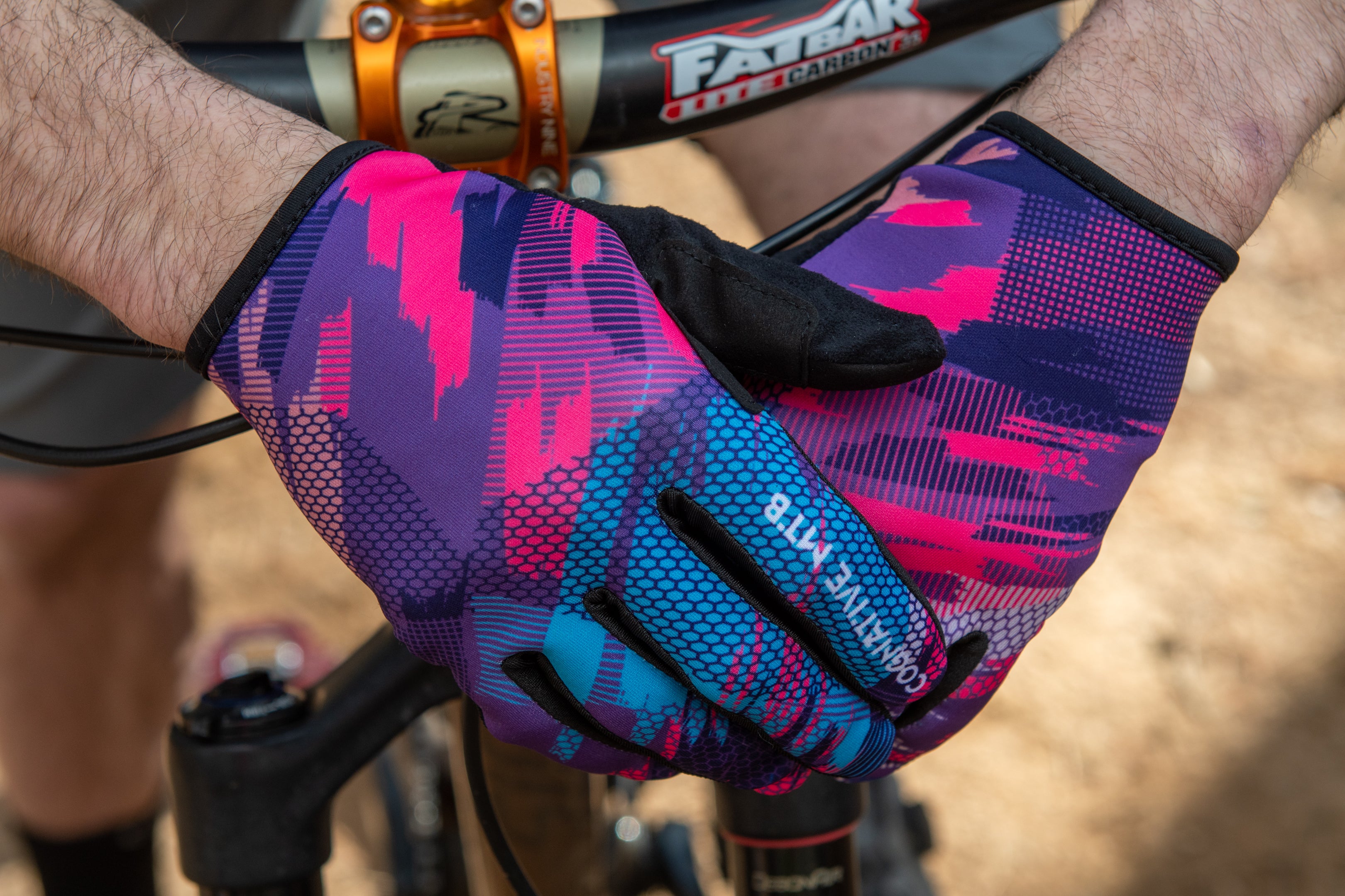 Pink Mountain - MTB® on Bike Slip Gloves - Gloves - Gloves MTB Cognative