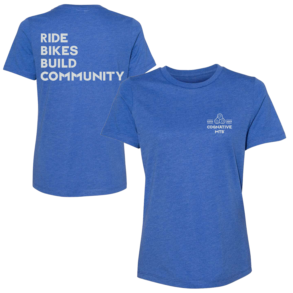 Womens MTB Shirt - Ride Bikes Build Community Buy Online Now