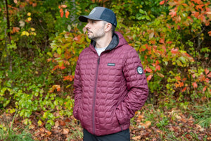 Cold Mountain Reversible Down Jacket (Oil Red/Black)