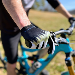 Durable & functional Fit Unisex Performance Mountain Bike Glove (Drab) from Cognative. Second-skin fit, touchscreen-compatible, reinforced durability, and enhanced grip. Ultra-soft thumb swiping & pre-curved fingers for ergonomic comfort. Effortless on/off with stretch panel cuff.