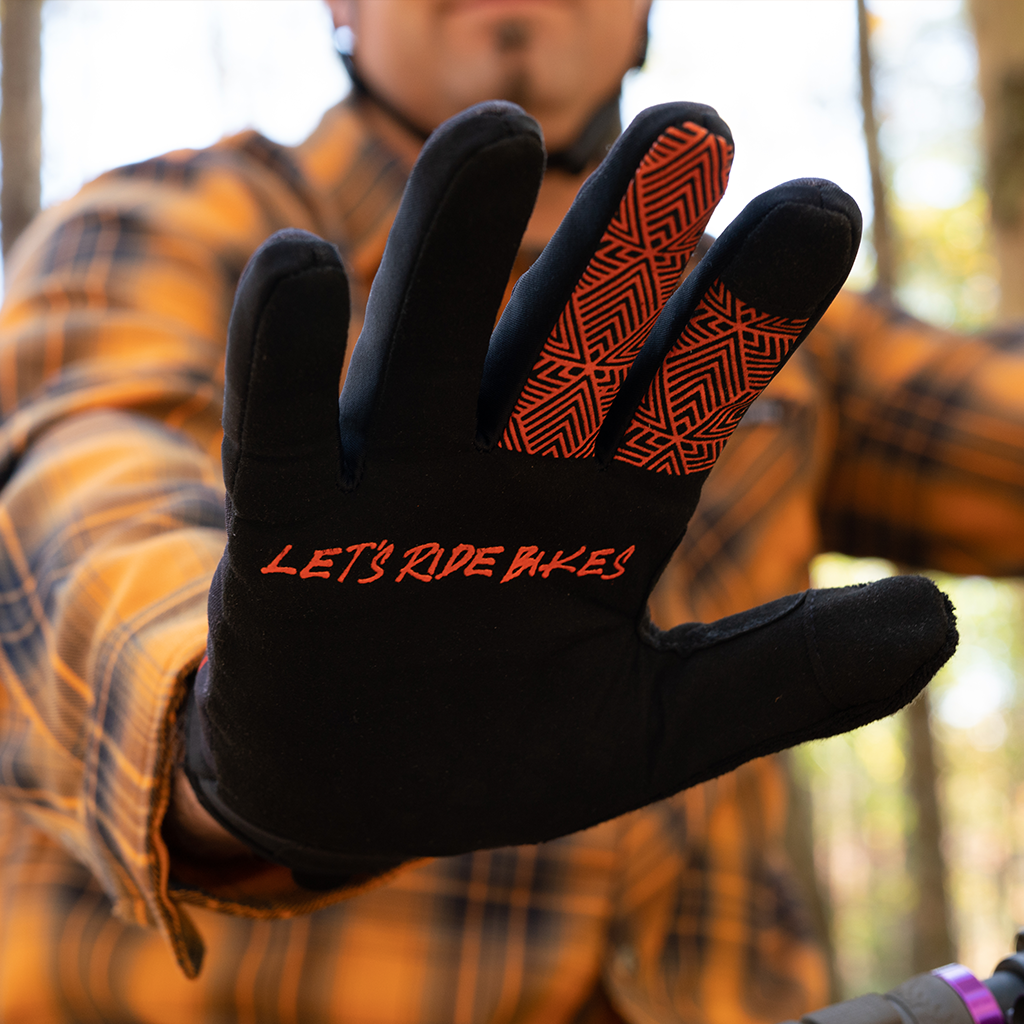 Black mtb gloves hotsell