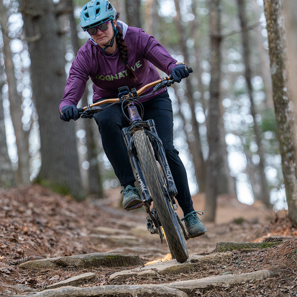 Black Mountain Bike Pants for Women Trail Ready Lightweight