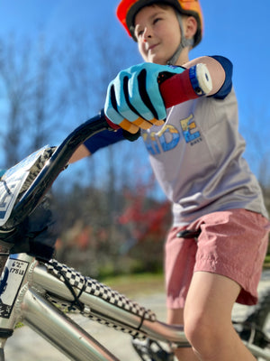 Youth Let's Ride Bikes - 3/4 Sleeve MTB Tech 2.0 Jersey