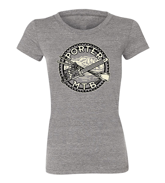 mountainbike shirt dames Women's Porter MTB Shirt (Heather Grey) - L