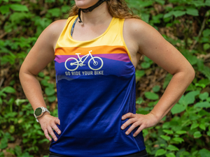 Women's Tech Tank Top Jersey - Go Ride Your Bike